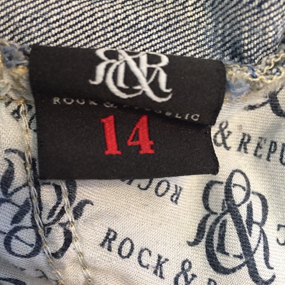 Rock & Republic Emo Skinny Jeans Sz 14 - Picture 12 of 13